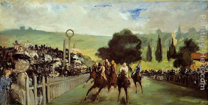 Eduard Manet Racetrack near Paris